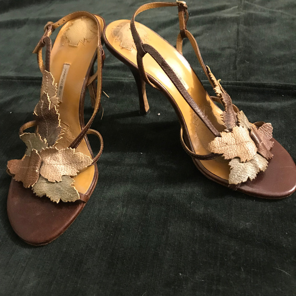 MAX STUDIO HIGH HEELED SANDALS - Bronze and gold - Picture 8 of 8